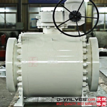 Big Size API6D Trunnion Ball Valve with Gear Operation